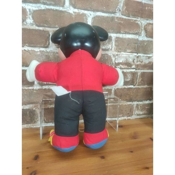 Vintage 1980s Mickey Mouse Learn to Dress Me Doll Mattel Shoe Tie Buckle - Picture 5 of 6